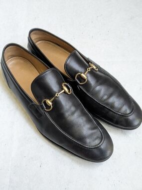 Gucci Horsebit Loafers Black Men US 9.5